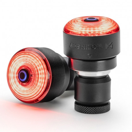Wozinsky Wozinsky WIS-01 Waterproof Smart Tail Lights 2 pcs - Black