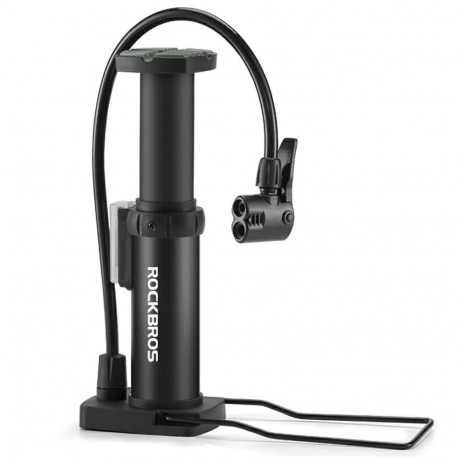 Rockbros Rockbros 4522L Ultralight Foot Bicycle Pump - Black