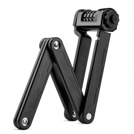 Rockbros Rockbros LFCXR0085 Folding Bike Lock with Combination - Black
