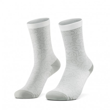 Rockbros Rockbros 490025001 ROAD TO SKY Cycling Socks 39-42 cm - White