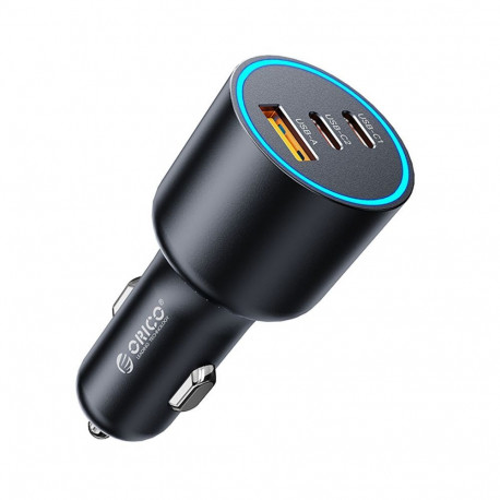 Orico Orico HyperDrive 165W USB-A + 2x USB-C Car Charger - Black