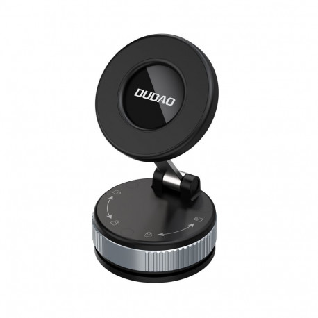 Dudao Dudao F24PRO MagSafe Compatible Car Holder with Suction Cup for Windshield or Dashboard - Blac