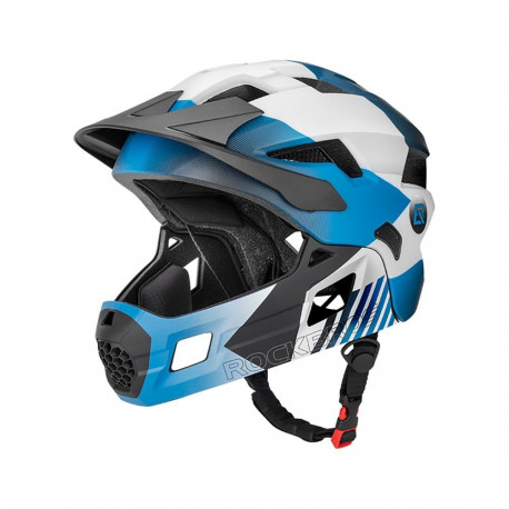 Rockbros Rockbros TS-61 10110061002 Children's Bike Helmet with Detachable Chin Size M (54-57) - Blu