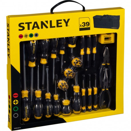 Stanley kruvikeerajate komplekt 39-osaline