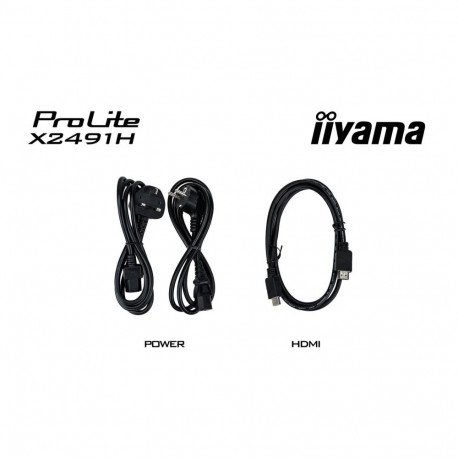 Monitor - IIYAMA ProLite X2491H-B1 23.8" Full HD 120Hz IPS Black