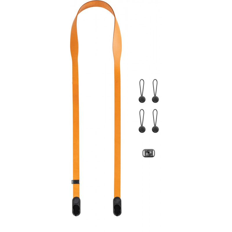 Peak Design kaamerarihm Form Leather Long, amber