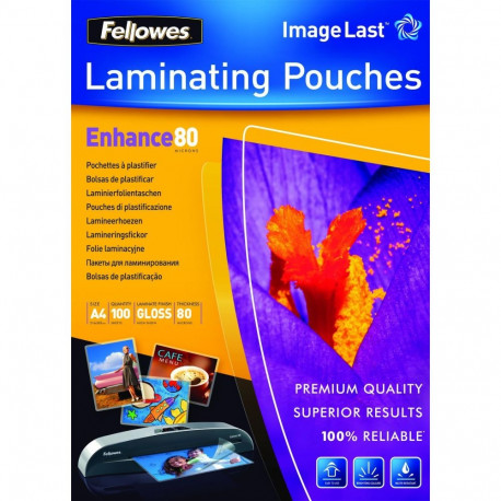 LAMINATOR POUCH IMAGELAST/A4 80 100PCS 5306114 FELLOWES