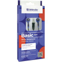 EARPHONES BASIC 604 BLACK-BLUE
