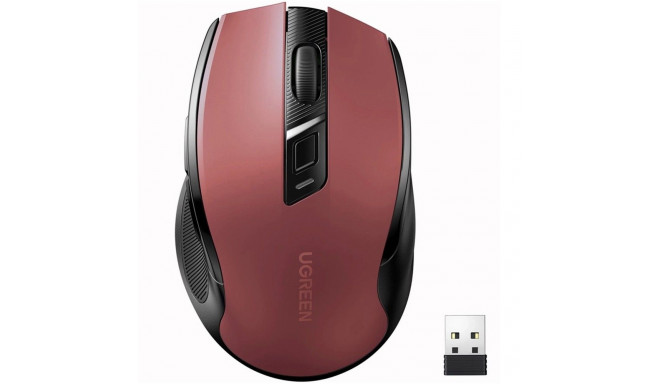 Wireless mouse silent click MU006 - red