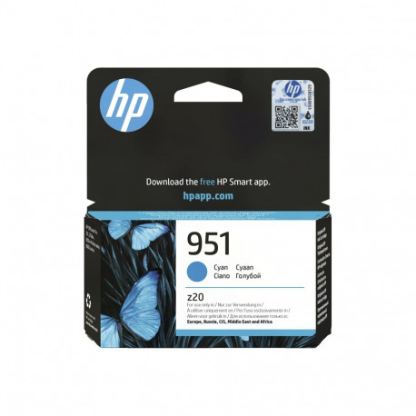 HP Officejet tindikassett 951, tsüaan