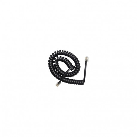 GEMBIRD TC4P4CS-2M Telephone handset spiral cord RJ10 4P4C 2m black