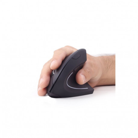 GEMBIRD MUSW-ERGO-01 Ergonomic wireless optical mouse 1600DPI USB black