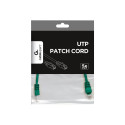 GEMBIRD CAT5e UTP Patch cord green 0.25m