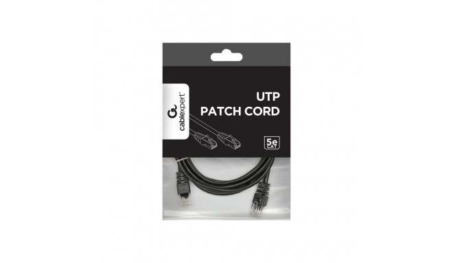 Gembird CAT5e UTP patchkaabel 2m, must