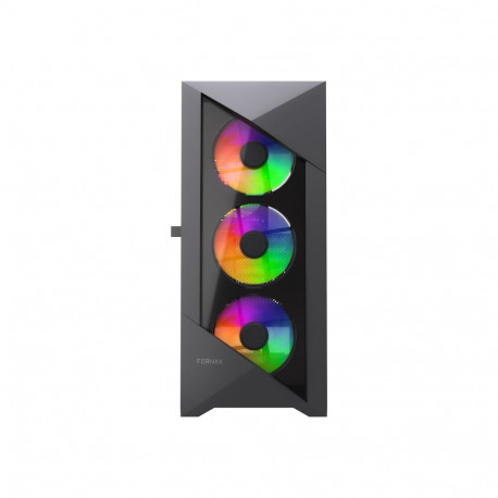 GEMBIRD computer case Fornax 9000 ATX - ARGB backlight black