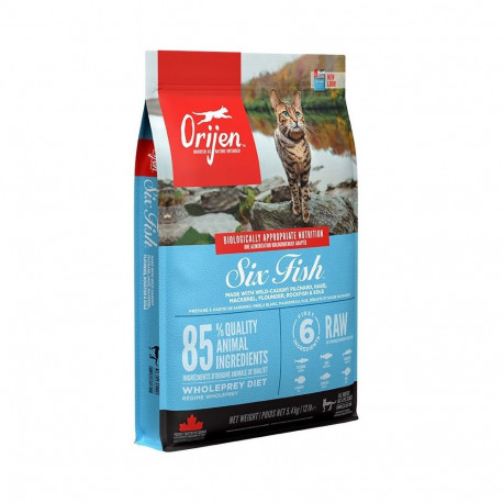 ORIJEN Six Fish Cat - dry cat food - 5,4kg
