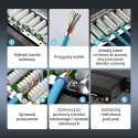 Extralink Patchpanel CAT5E STP V2 24 port