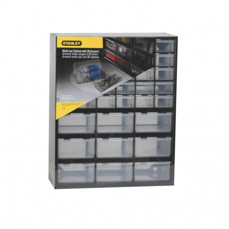 Stanley 1-93-981 small parts/tool box Small parts box Plastic Black, Transparent