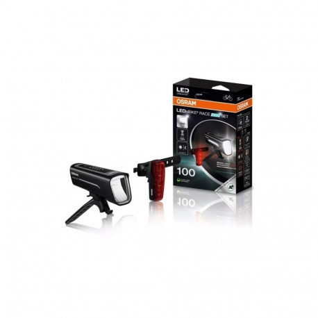 Bike Lamp LEDs BIKE RACE LED (Mounting location: front/rear), light color: white/red, housing color: