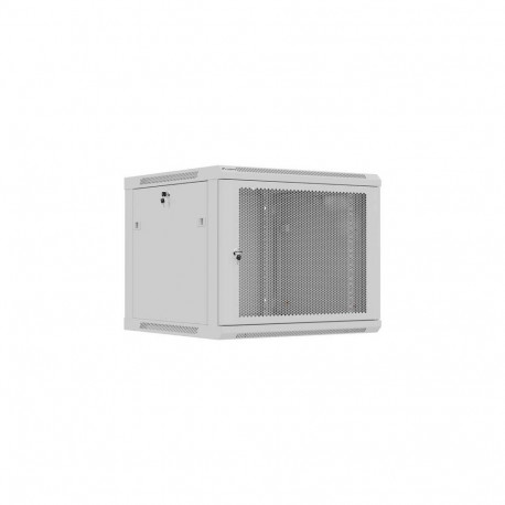 Lanberg seinakapp 19" 9U 600x600 perforeeritud uksega koostamata kujul, hall