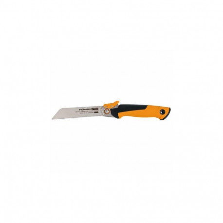 Fiskars oksasaag Pro PowerTooth 15cm, must, hõbedane, kollane