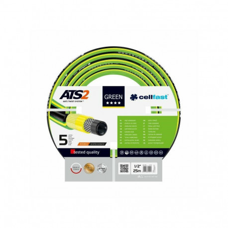 CELLFAST GARDEN HOSE GREEN ATS2 SIZE: 5/8" LENGTH: 25m