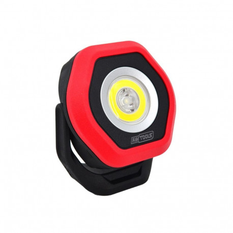 AWTOOLS BLACK LINE töökoja taskulamp SOL CREE LED + COB LED
