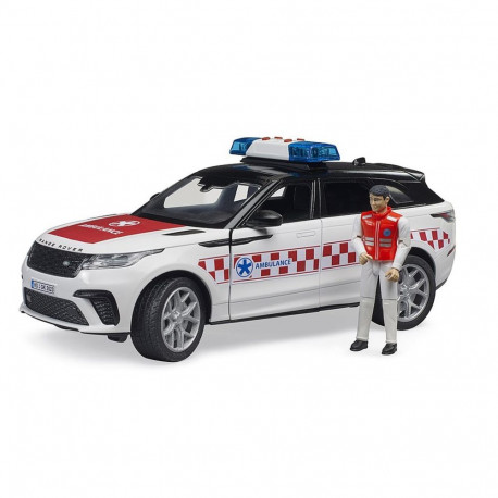 BRUDER tuletõrjeauto Range Rover Velar 02885 + figuur