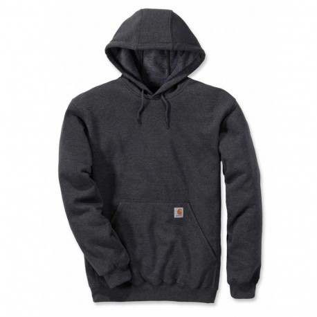 Carhartt dressipluus, keskmise paksusega ja kapuutsiga, süsinik