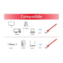 Equip Cat.6A Platinum S/FTP Patch Cable, 20m, Red