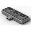 USB-C PD Hub & MicroSD Reader Gray