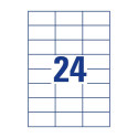 Avery 3474 self-adhesive label Rectangle Permanent White 2400 pc(s)
