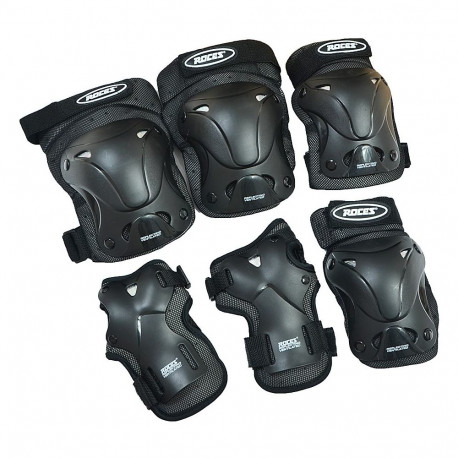Roces Adult Standard Inline Skate Pads Black 301332 L