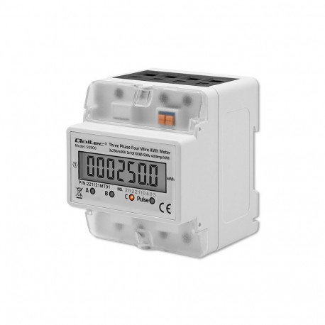 Three phase consumption  meter, 230V,