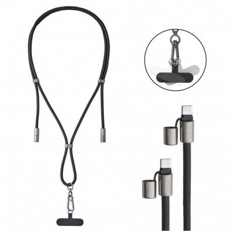 Intenso CABLE USB-C TO USB-C 1.65M/LANYARD BLACK 7991000