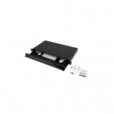 Lanberg FOP1-12SS-LDB patch panel 1U