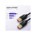 DisplayPort-kaabel M/M v2.1 80G 1.5