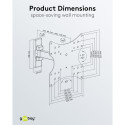 Goobay TV wall mount FULLMOTION (S)
