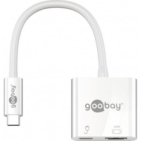 Goobay USB-C Adapter to HDMI, white 1 pc. in polybag