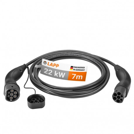 LAPP MOBILITY Type 2 Charging Cable, up to 22 kW, 7 m, black 7 m
