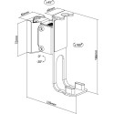 Goobay Speaker Wall Mount One Sound Flex