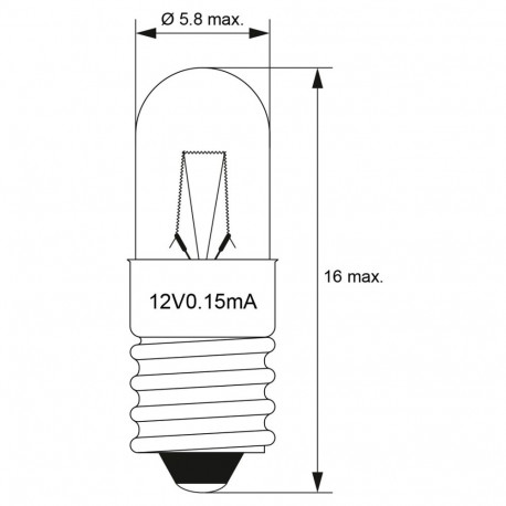 Goobay Tubular Lamp, 1.8 W 1.8 W (100 tk)