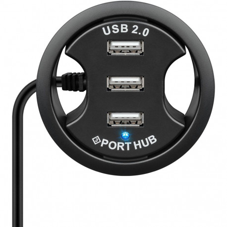 Goobay 3-porti USB integreeritud jaotur