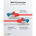 Goobay patchkaabel CAT 6 A S/FTP (PiMF) 5m, punane