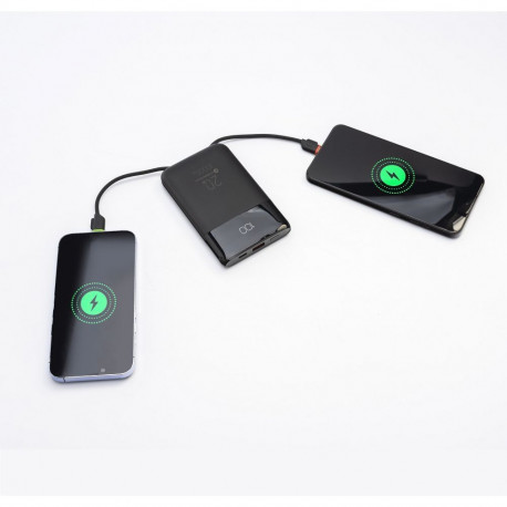 FORCELL F-ENERGY F10K6 Multicharge powerbank with built-in cables Type C and Lightning PD QC3.0 3A 2