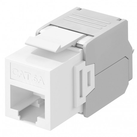 Goobay Keystone moodul RJ45 CAT 6A, UTP valge