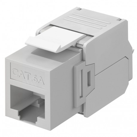 Goobay keystone-moodul RJ45 CAT 6A UTP, helehall