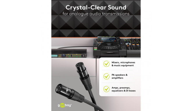 Goobay XLR-kaabel 2m