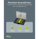 Goobay Tools Precision Screwdriver Set, 7-Piece