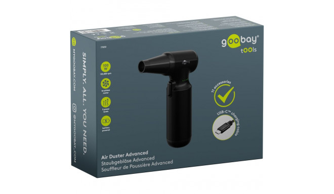 Goobay Tools Air Duster Advanced, black